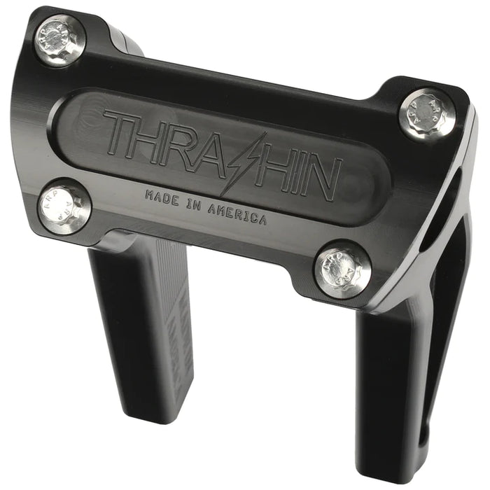 THRASHIN SUPPLY CO. Risers - Pull Back - 6-1/2" - Black TSC-6525-1