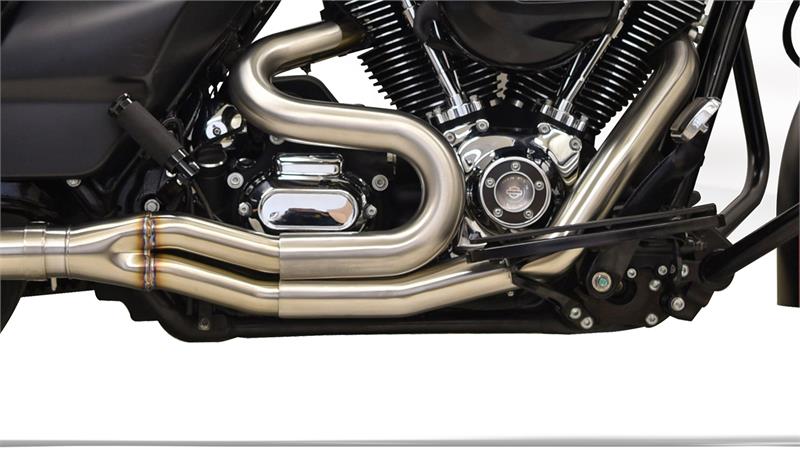 BASSANI XHAUST Road Rage III Long 2:1 Touring Exhaust - Stainless Steel - 4" Megaphone - '95-'16 FL - 1F11SS