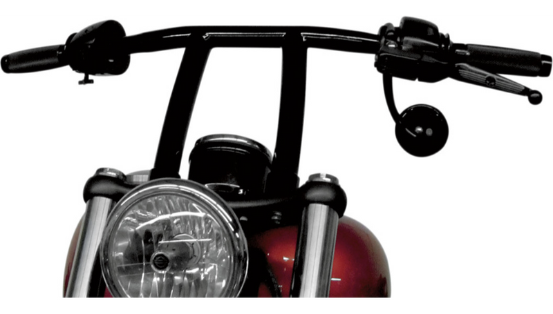TODD'S CYCLE 1-1/4" Blackline Club Handlebar - 9" - Black - Harley-Davidson '11-'13 - 0601-1881