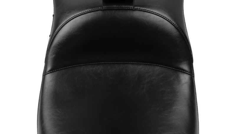 LE PERA Maverick Daddy Long Legs Seat - Smooth With backrest - FLH/FLT '23-'25 - LV-957DLBRS