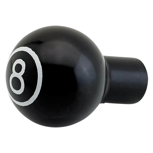 JOKER MACHINE Choke Knob - Eight Ball - Black - Harley-Davidson 1988-2020 - 02-59 - PartsOutlet.com.au