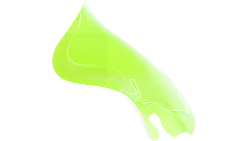KLOCK WERKS Kolor Flare Windshield - 6.5" - Green Ice - FLH '96-'13 - KWW-01-0641