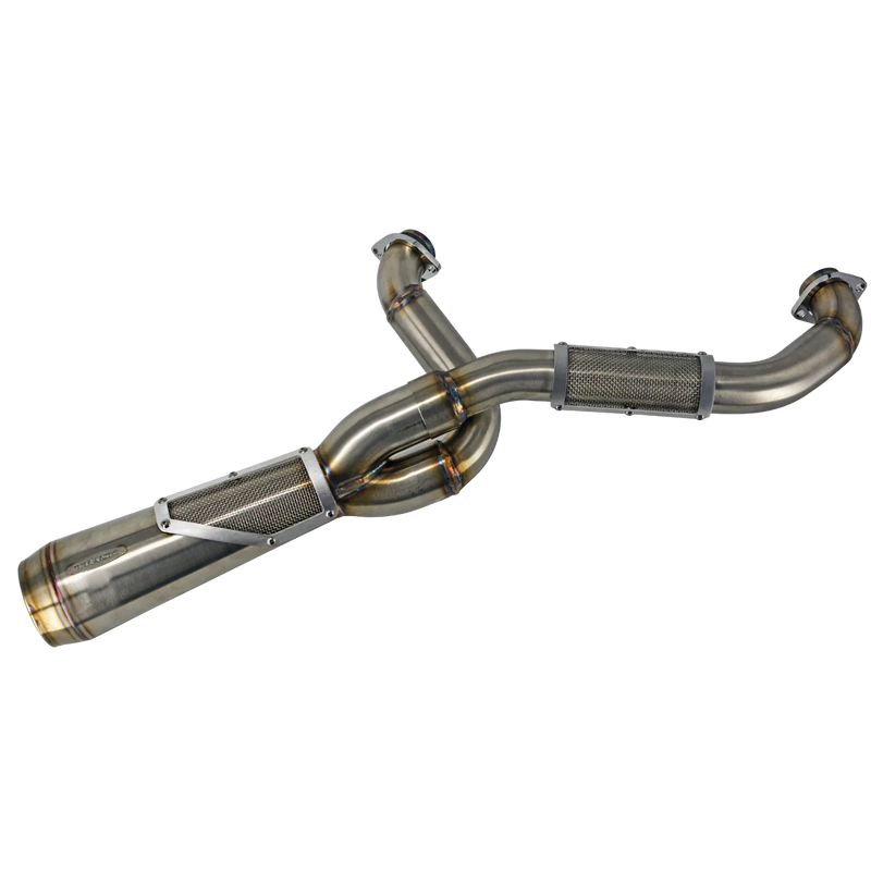 TRASK 2-into-1 Big Sexy Exhaust System - Stainless Steel - Harley-Davidson '18-'24 - TM-5130