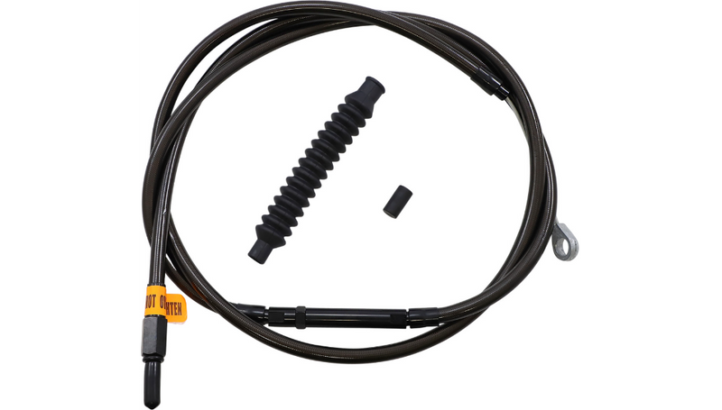 LA CHOPPERS CLUTCH CABLE MIDNIGHT STAINLESS FOR 18"-20" APE HANGERS - Touring/Trike '08-'16 - LA-8010C19M