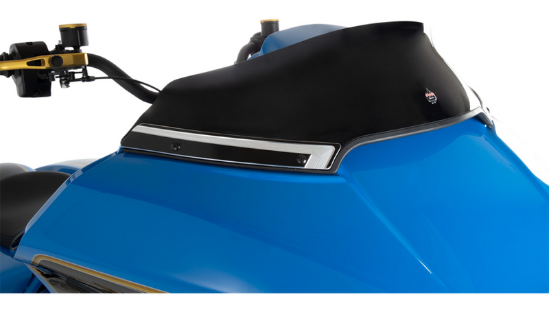 KLOCK WERKS Flare Windshield - 6" - Black - '15-'25 FLTR - KWW-01-0403