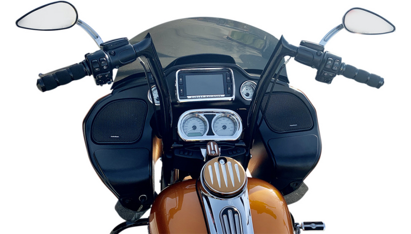 FAT BAGGERS INC. 1-1/2" EZ Install Pointed Top Handlebar - 14" - Black - FLTR '15-'20 - 806014-B