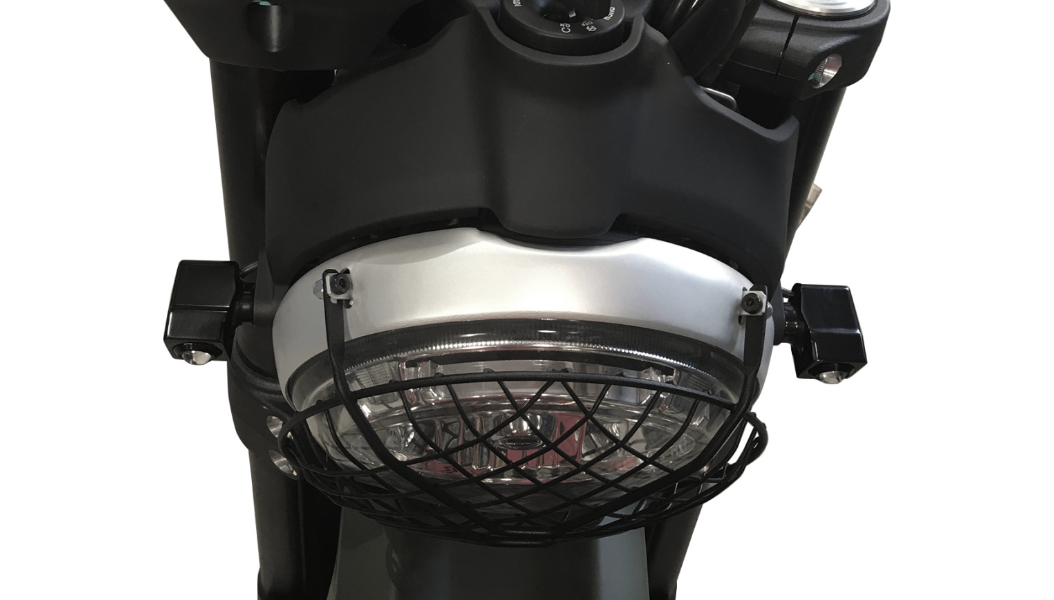 JOKER MACHINE Side-mount LED Turn Signals - Black/Red 05-206-RB