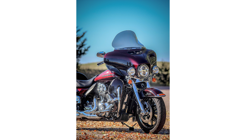 KLOCK WERKS Flare Windshield - 11-1/2" - Clear - FLHT '14-'25 - KWW-01-0206-2014