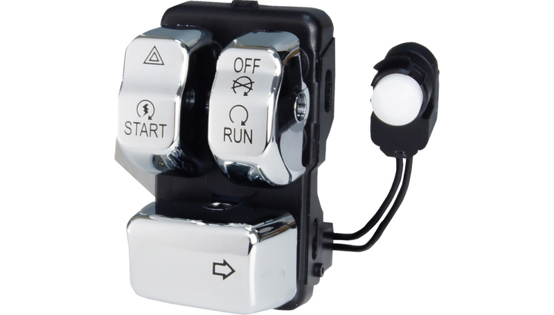 DRAG SPECIALTIES Control Module - Right - Chrome - Harley-Davidson 2011-2020 - 78590 - PartsOutlet.com.au