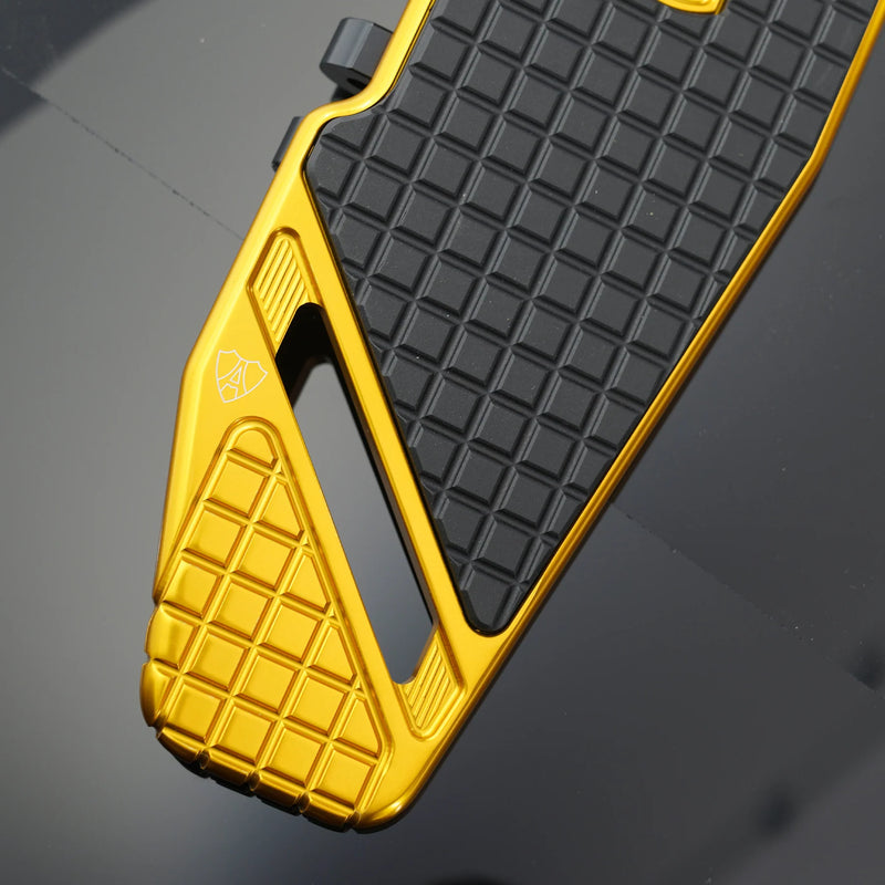 ARLEN NESS SpeedLiner Floorboards - Driver - Gold - 99-UP FLT TOURING MODELS (BAGGER) - 410-035 - PartsOutlet.com.au