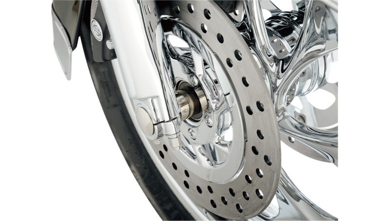 KLOCK WERKS Axle - Flush Mount - Front - Polished - Harley-Davidson '07-'23 - KWS-01-1012 - PartsOutlet.com.au