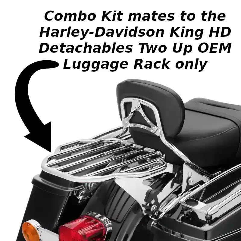 RICKRAK Roller Bag Combo - King 2-Up - '87-'24 FL - RB-CK-2UP