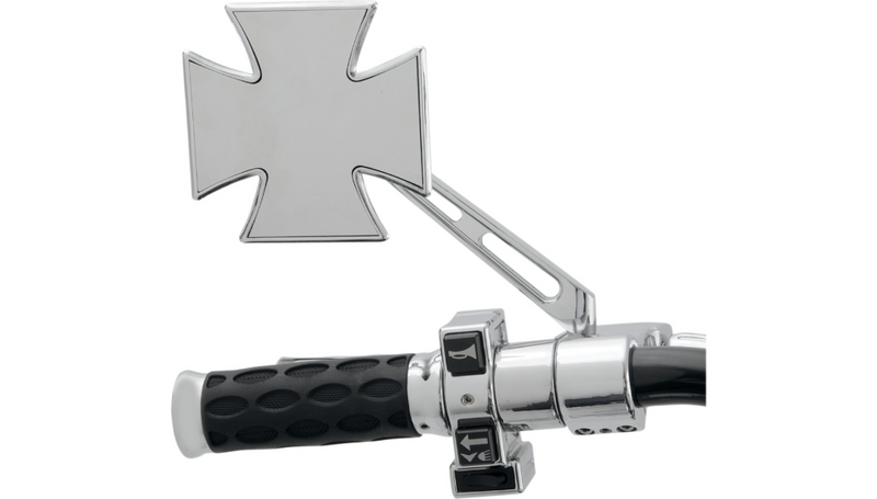 DRAG SPECIALTIES Maltese Mirror - Air Stem 60-6009-BC - PartsOutlet.com.au