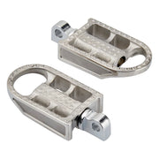 BILTWELL Mushman Footpegs - Polished 7002-302-01 - PartsOutlet.com.au