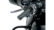 DRAG SPECIALTIES Grips - Hotop - TBW - Harley-Davidson 2008-2023 - Black/Rubber 0630-0775 - PartsOutlet.com.au