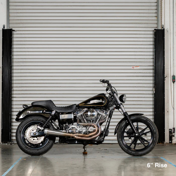 BILTWELL Risers - Murdock - 6" - Chrome 6403-105-06