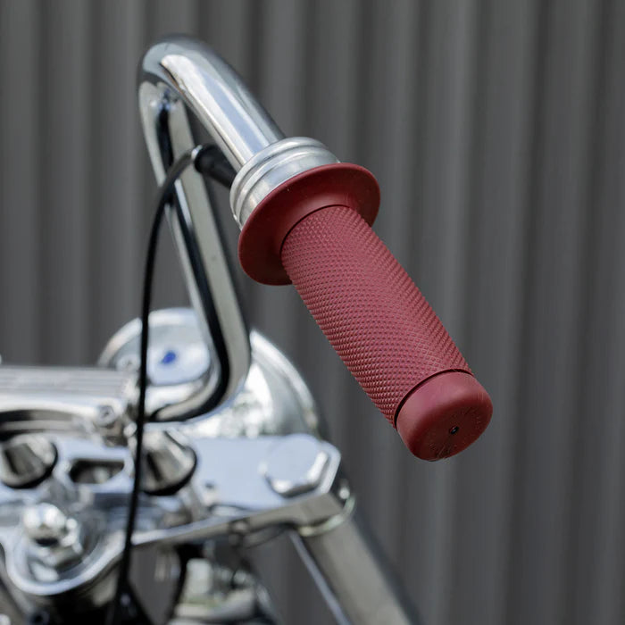 BILTWELL Grips - Renegade - 1" - Oxblood 6704-0301