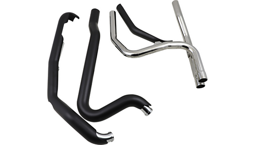 COBRA Powerport Dual Headpipes - '10-'16 FL Black 6254RB - PartsOutlet.com.au