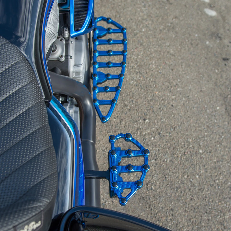 ARLEN NESS MX PASSENGER FLOORBOARDS, BLUE 06-897 - PartsOutlet.com.au