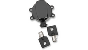 DRAG SPECIALTIES Side Hinge Ignition Switch - Harley-Davidson 2011-2017 - Gloss Black E21-0214GB - PartsOutlet.com.au