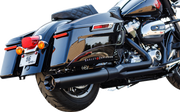 S&S CYCLE 2-into-1 Sidewinder Exhaust System - 50-State - Black - M8 Touring 550-0759