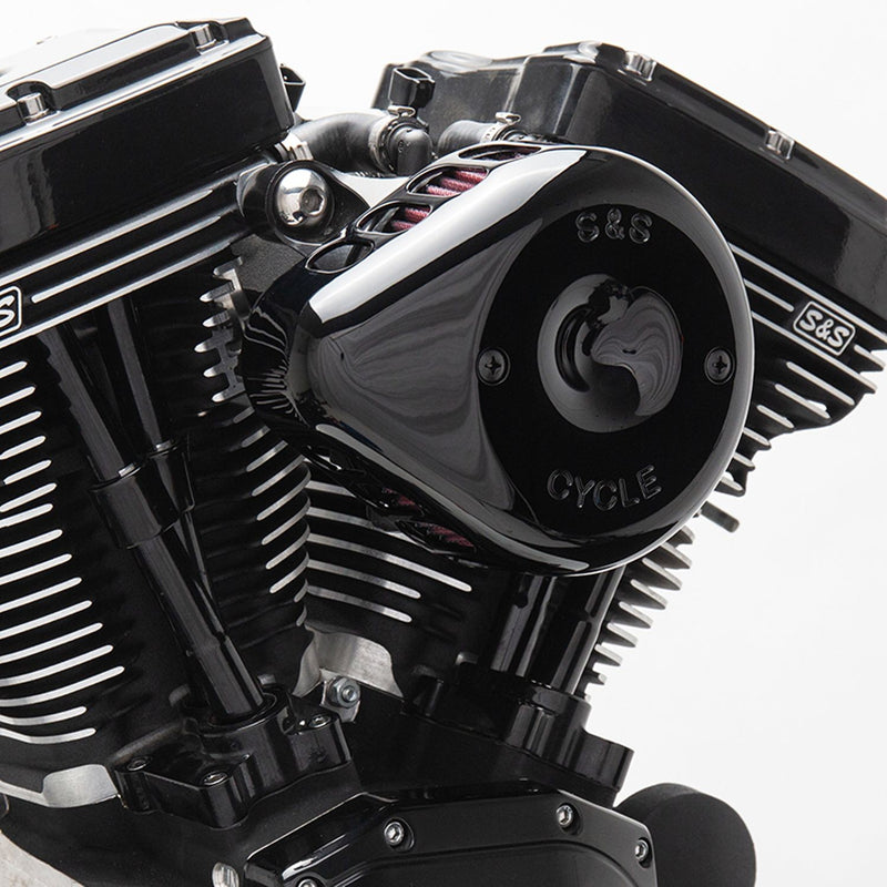 S&S CYCLE Stealth Air Cleaner Kit with Gloss Black Mini Teardrop Cover for 2007-Up HD® XL Sportster® Models with Stock EFI - 170-0440C - PartsOutlet.com.au