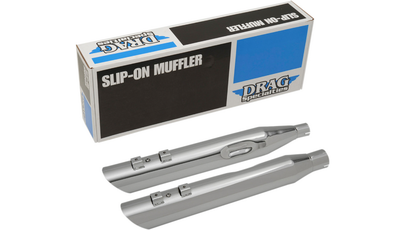DRAG SPECIALTIES 3.5" Mufflers for '17-'24 FL - Chrome - H00963