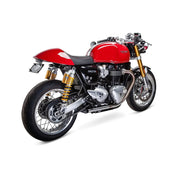BRITISH CUSTOMS Performance Drag Mufflers - Triumph 2016-2021 - BC902-058-BR - PartsOutlet.com.au