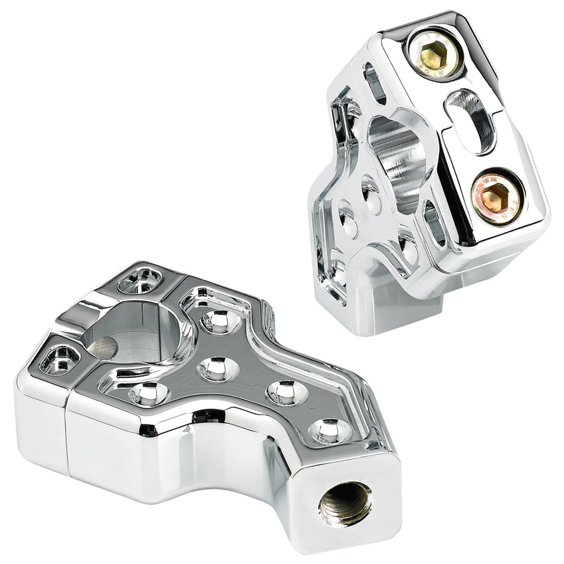 JOKER MACHINE Risers - Pullback - Chrome 03-866C - PartsOutlet.com.au