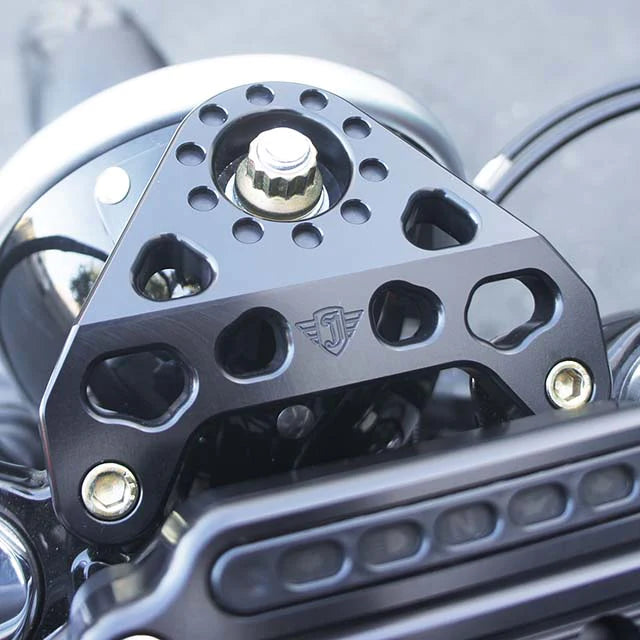 JOKER MACHINE Headlight Bracket - '92-'20 XL - Black 10-531B - PartsOutlet.com.au