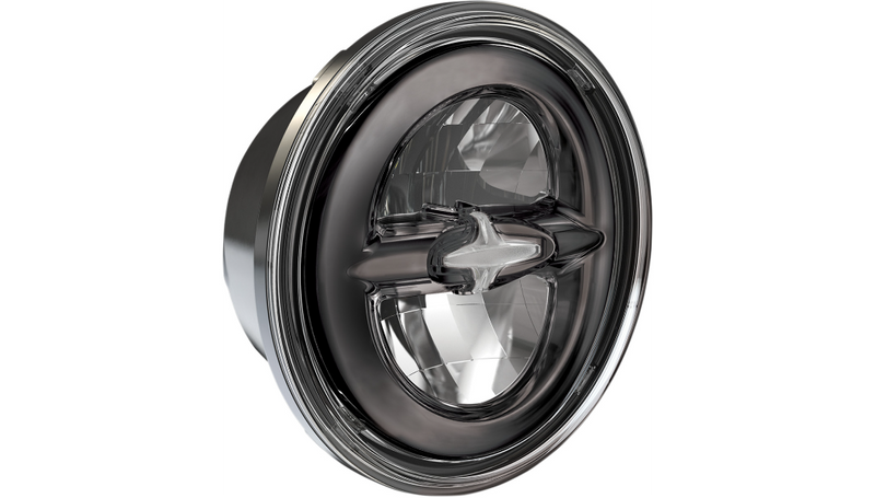 DRAG SPECIALTIES 5.75" Reflector Style LED Headlamp - Black - 0555954