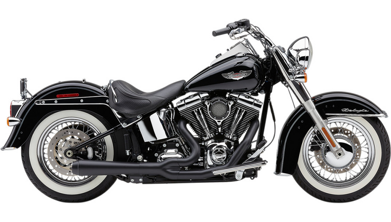 COBRA El Diablo Exhaust - Black - '12-'17 Softail 6483B - PartsOutlet.com.au