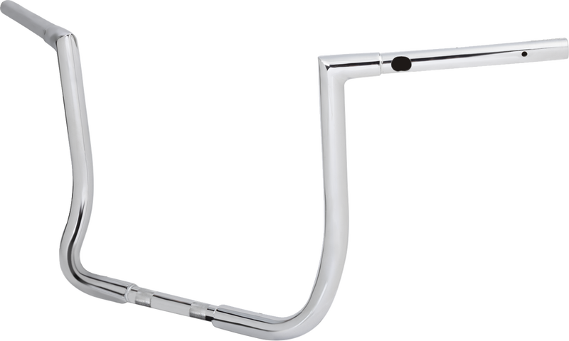 LA CHOPPERS Pre-Wired Twin Peaks Handlebar - 1-1/4" x 14" - Chrome LA-7367-14W