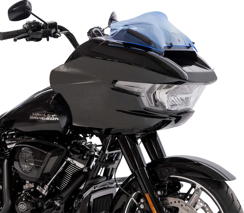 KLOCK WERKS Kolor Flare* Sport Windshield - 8" - Blue Ice KWW-01-0754