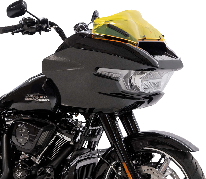 KLOCK WERKS Kolor Flare* Sport Windshield - 8" - Yellow Ice KWW-01-0752