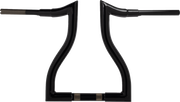 LA CHOPPERS Pre-Wired Hammerhead Handlebar - 14" - Black LA-7316-14BW