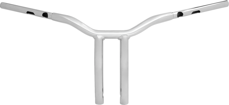 LA CHOPPERS One-Piece Kage Fighter Handlebar - Pullback - 12" x 1-1/4" - Chrome LA-7369-12