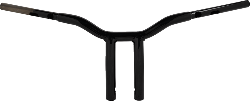 LA CHOPPERS One-Piece Kage Fighter Handlebar - Pullback - 10" x 1-1/4" - Black LA-7369-10B