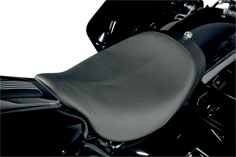 DANNY GRAY Buttcrack Solo Seat - Black - Smooth - FL '08-'23 - 21-403 - PartsOutlet.com.au