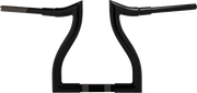LA CHOPPERS Pre-Wired Hammerhead Handlebar - 12" - Black LA-7316-12BW
