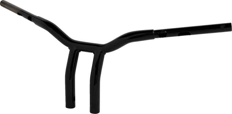 LA CHOPPERS One-Piece Kage Fighter Handlebar - Pullback - 10" x 1-1/4" - Black LA-7369-10B