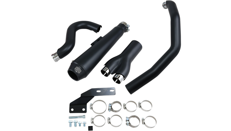 COBRA El Diablo Exhaust - Black - '12-'17 Softail 6483B - PartsOutlet.com.au