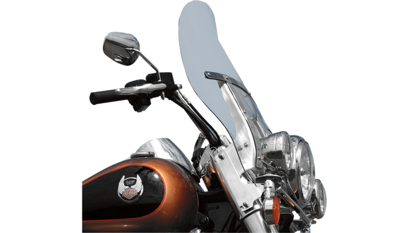 KLOCK WERKS Flare Windshield - 19-3/8" - Clear - FLHR '94-'19 - KWW-02-0217
