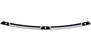 KLOCK WERKS Windshield Trim - FLW - Harley-Davidson 2014-2023 - Black Contrast KWW-01-0361 - PartsOutlet.com.au