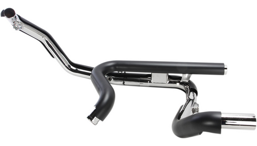 COBRA Powerport Dual Headpipes with Dual Bungs - '10-'16 FL Black 6253DBRB1 - PartsOutlet.com.au