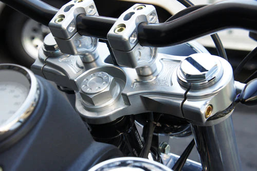 JOKER MACHINE Upper Triple Tree - Clear Anodized - '08-'12 FXD 10-330S - PartsOutlet.com.au