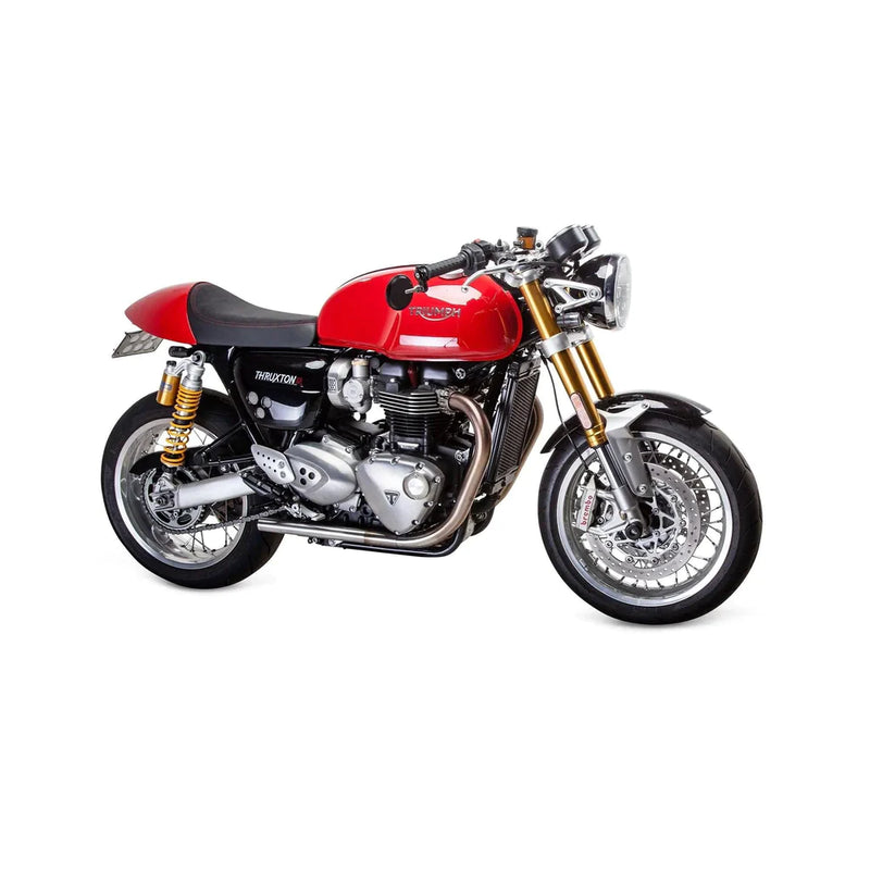 BRITISH CUSTOMS Performance Drag Mufflers - Triumph 2016-2021 - BC902-058-BR - PartsOutlet.com.au