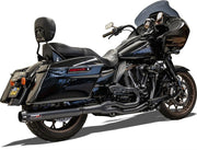 BASSANI XHAUST Road Rage B4 2:1 Exhaust - Black - Round - '17+ FL 1F58RB - PartsOutlet.com.au