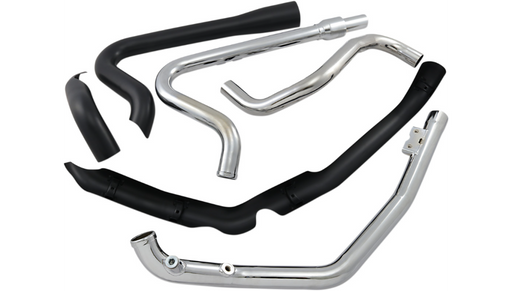 COBRA True Dual Headpipes - Black - '17-'22 FL Dresser 6257RB - PartsOutlet.com.au