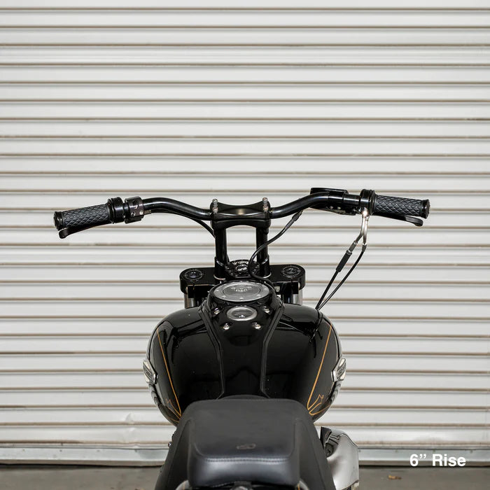 BILTWELL Risers - Murdock - 6" - Chrome 6403-105-06